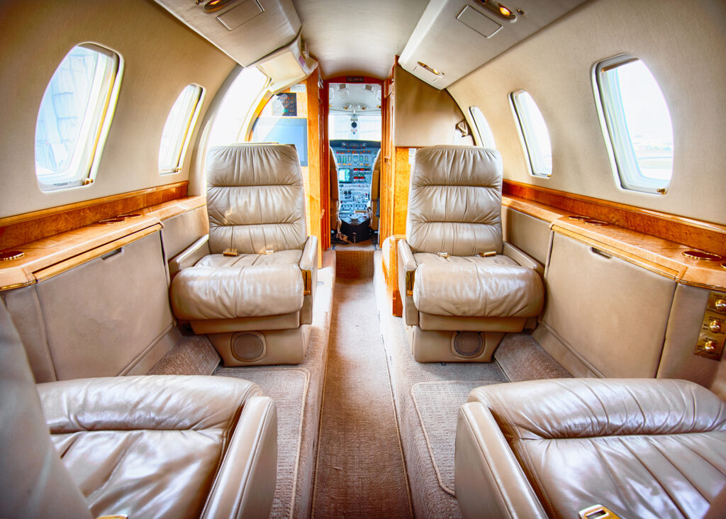 Air Trek Cessna Citation 650 Interior